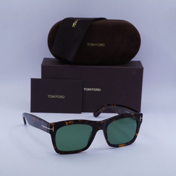 Final Price! Tom Ford Nico-02 FT1062 56N Havana/Green Sunglasses
